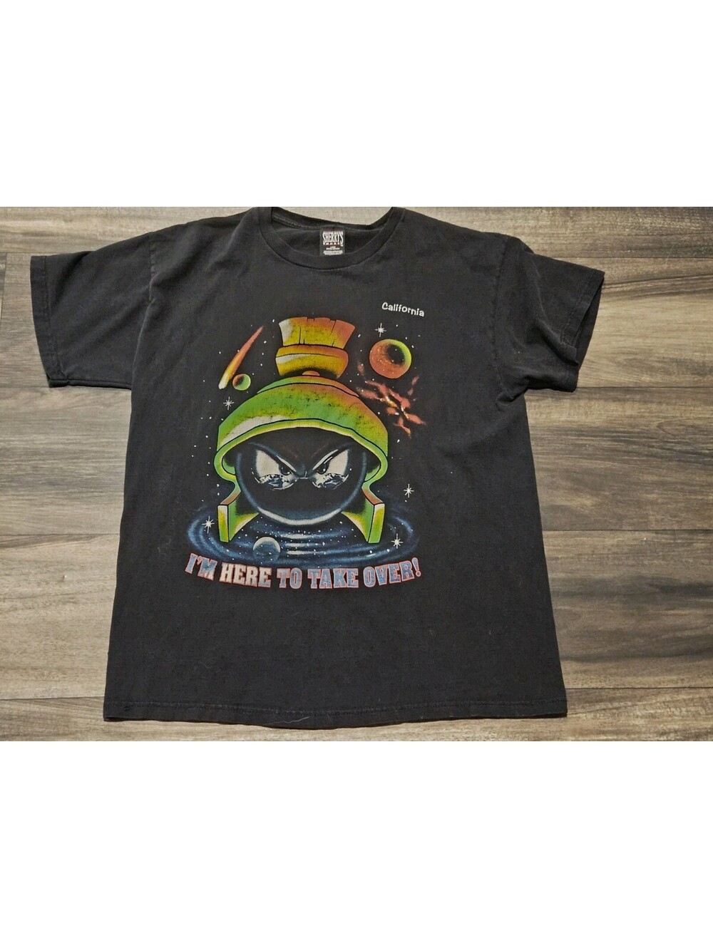 Vintage Marvin The Martian Here To Take Over Tshirt Size Large Fruit Of The Loom